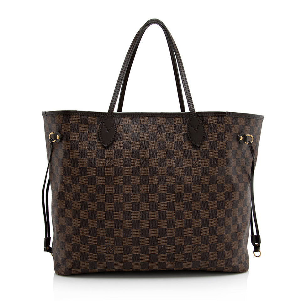 Louis Vuitton Damier Ebene Neverfull GM Tote (SHF-22140)