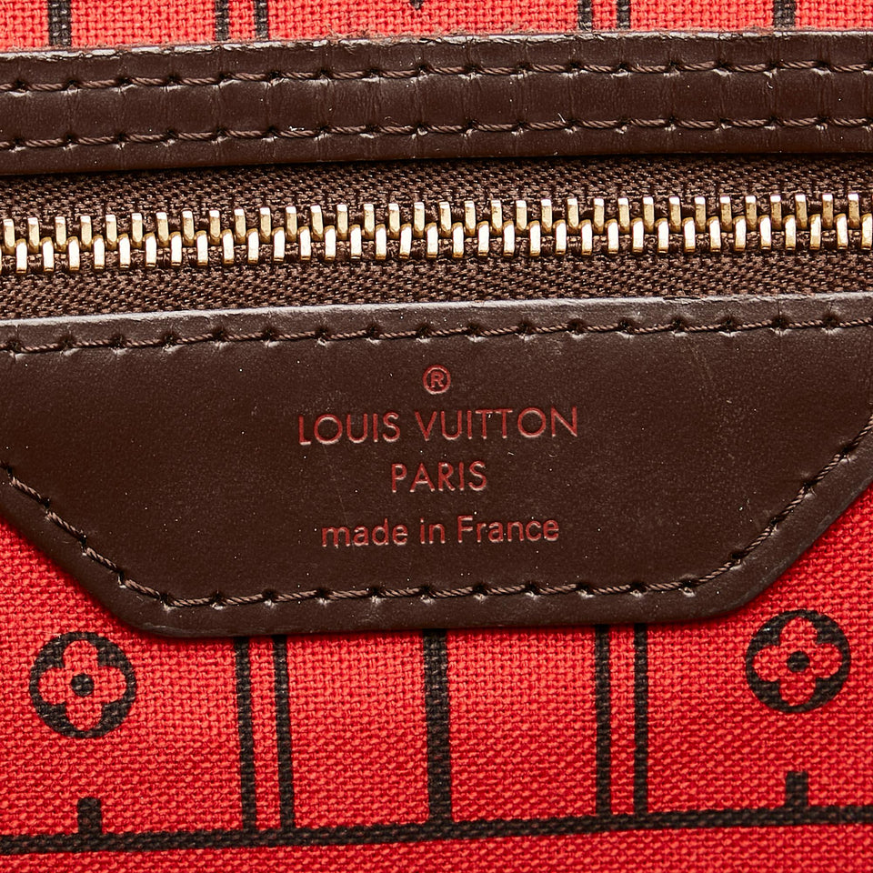 Louis Vuitton Damier Ebene Neverfull GM (SHG-34580)