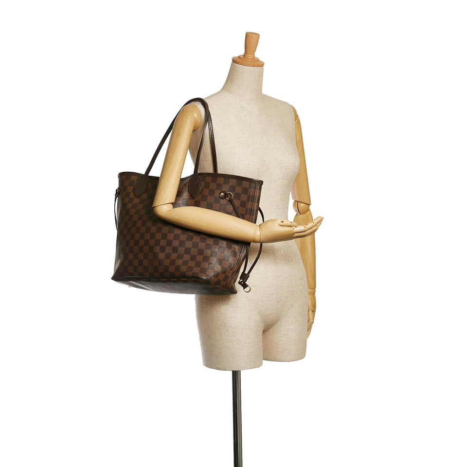 Louis Vuitton Damier Ebene Neverfull GM (SHG-34580)