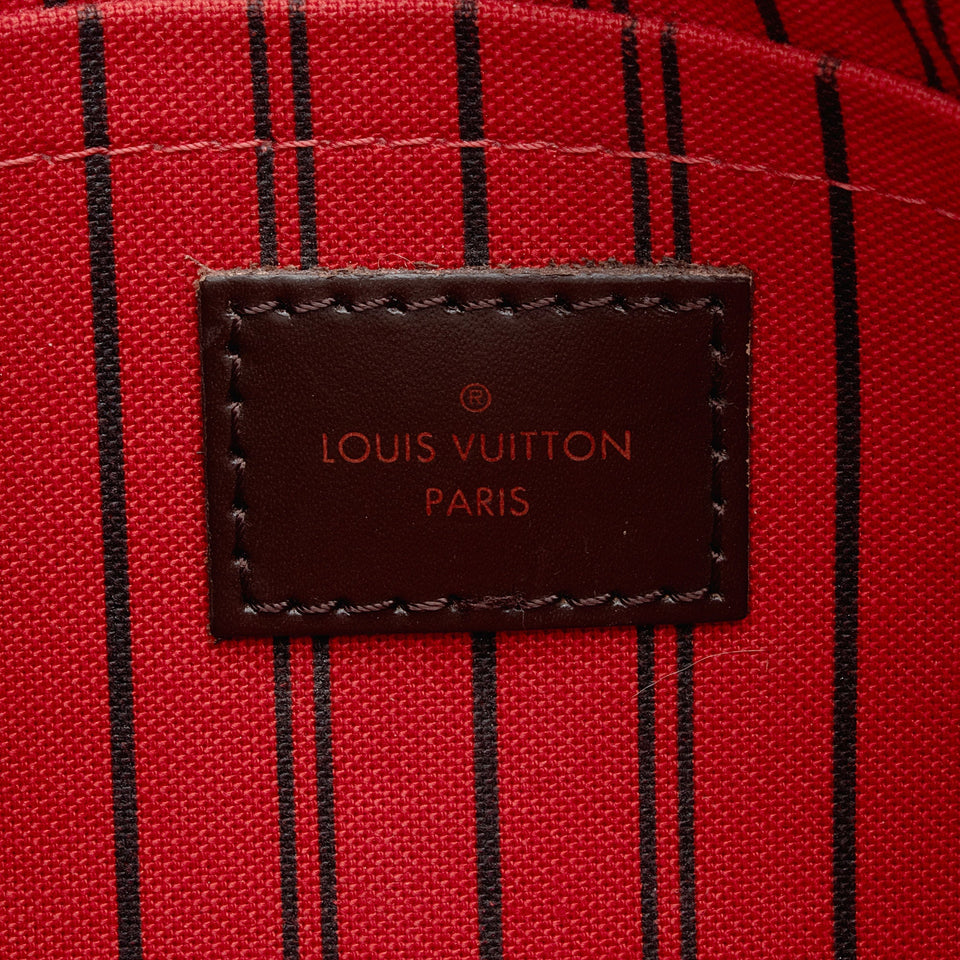 Louis Vuitton Damier Ebene Neverfull MM Pochette (SHF-lNhFi5)