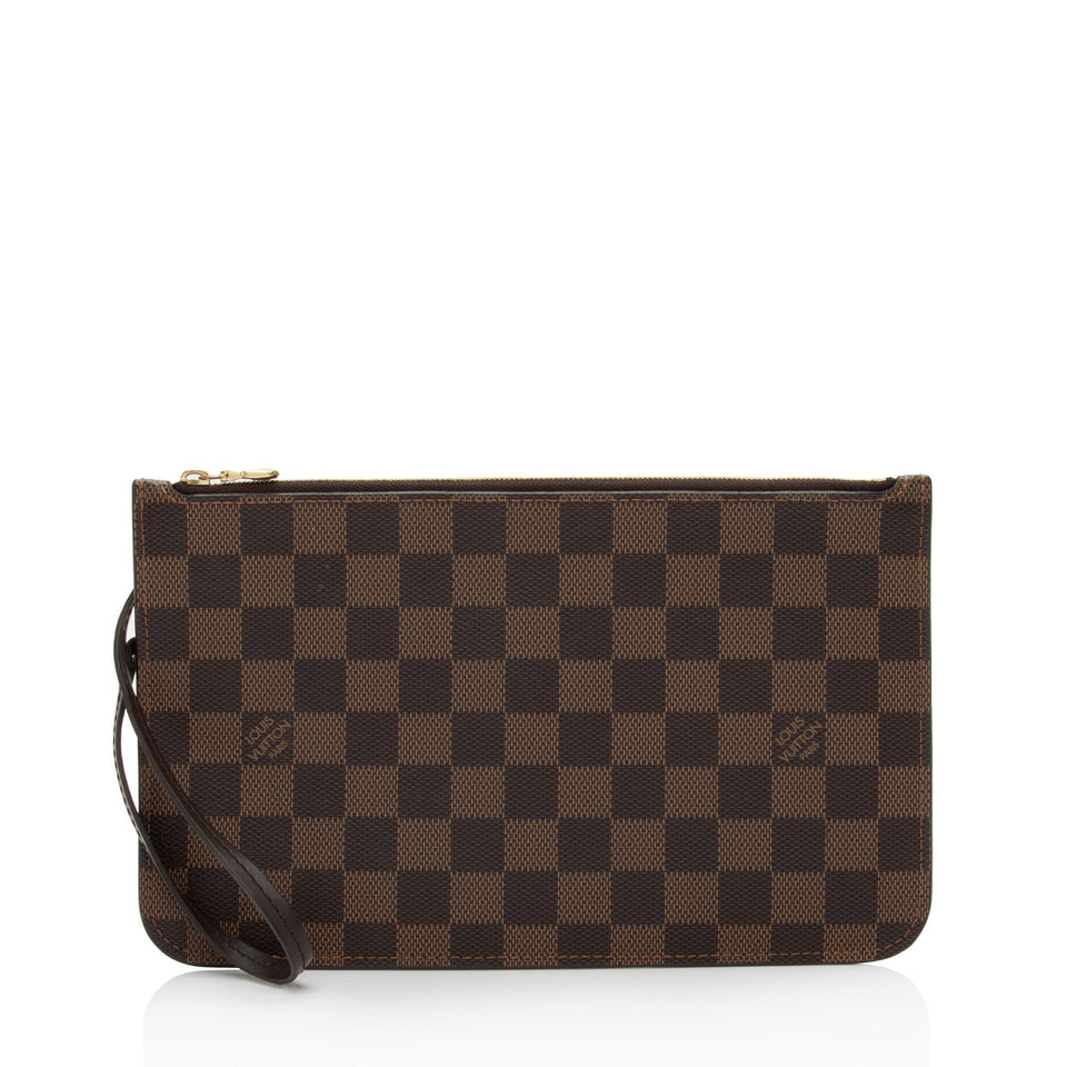 Louis Vuitton Damier Ebene Neverfull MM Pochette (SHF-kT5K5W)