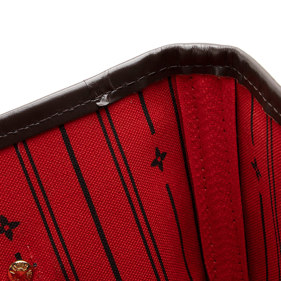 Louis Vuitton Damier Ebene Neverfull MM Tote (SHF-20032)
