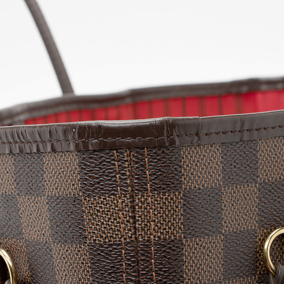 Louis Vuitton Damier Ebene Neverfull MM Tote (SHF-21444)