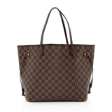 Louis Vuitton Damier Ebene Neverfull MM Tote (SHF-21444)