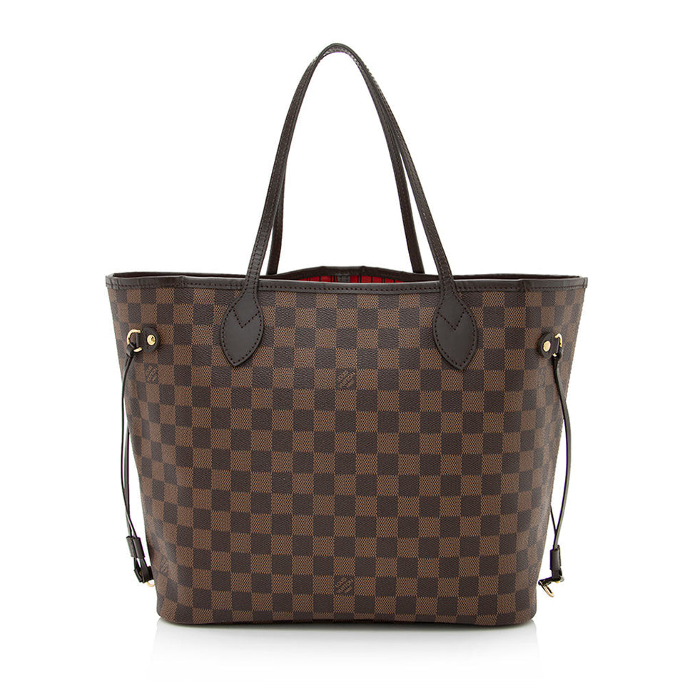 Louis Vuitton Damier Ebene Neverfull MM Tote (SHF-21394)