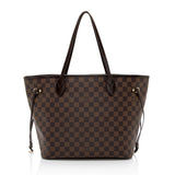 Louis Vuitton Damier Ebene Neverfull MM Tote (SHF-O62sUL)