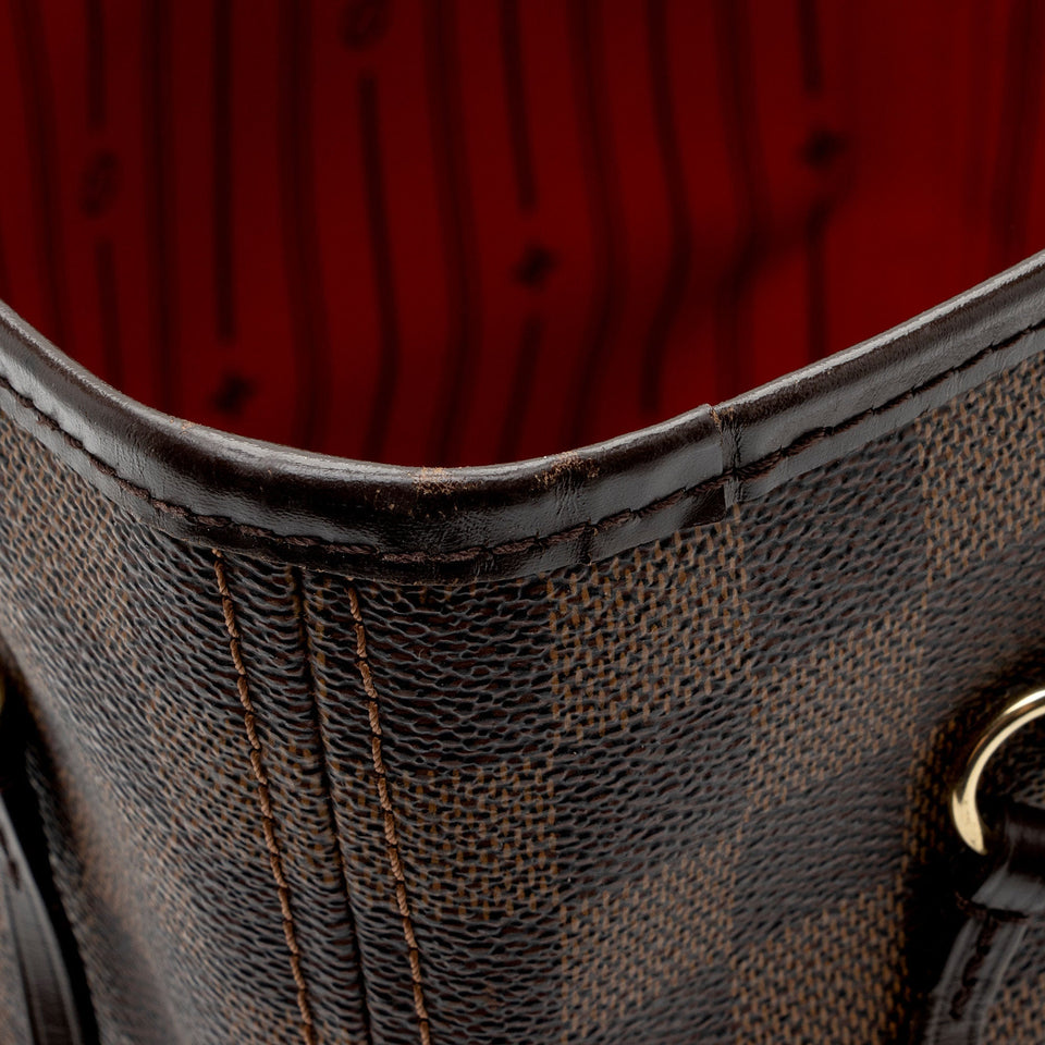 Louis Vuitton Damier Ebene Neverfull MM Tote (SHF-O62sUL)
