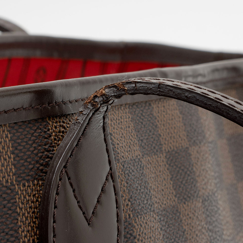 Louis Vuitton Damier Ebene Neverfull MM Tote (SHF-O62sUL)