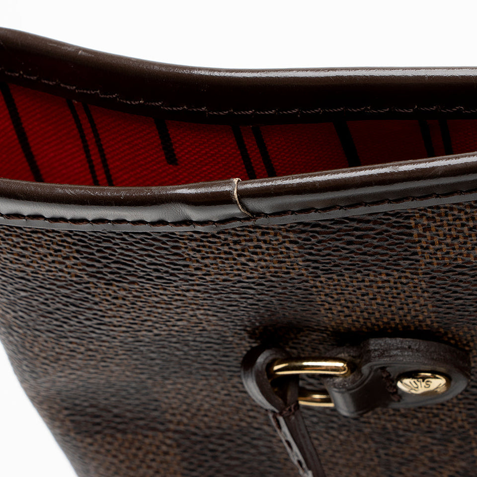 Louis Vuitton Damier Ebene Neverfull MM Tote (SHF-17044)