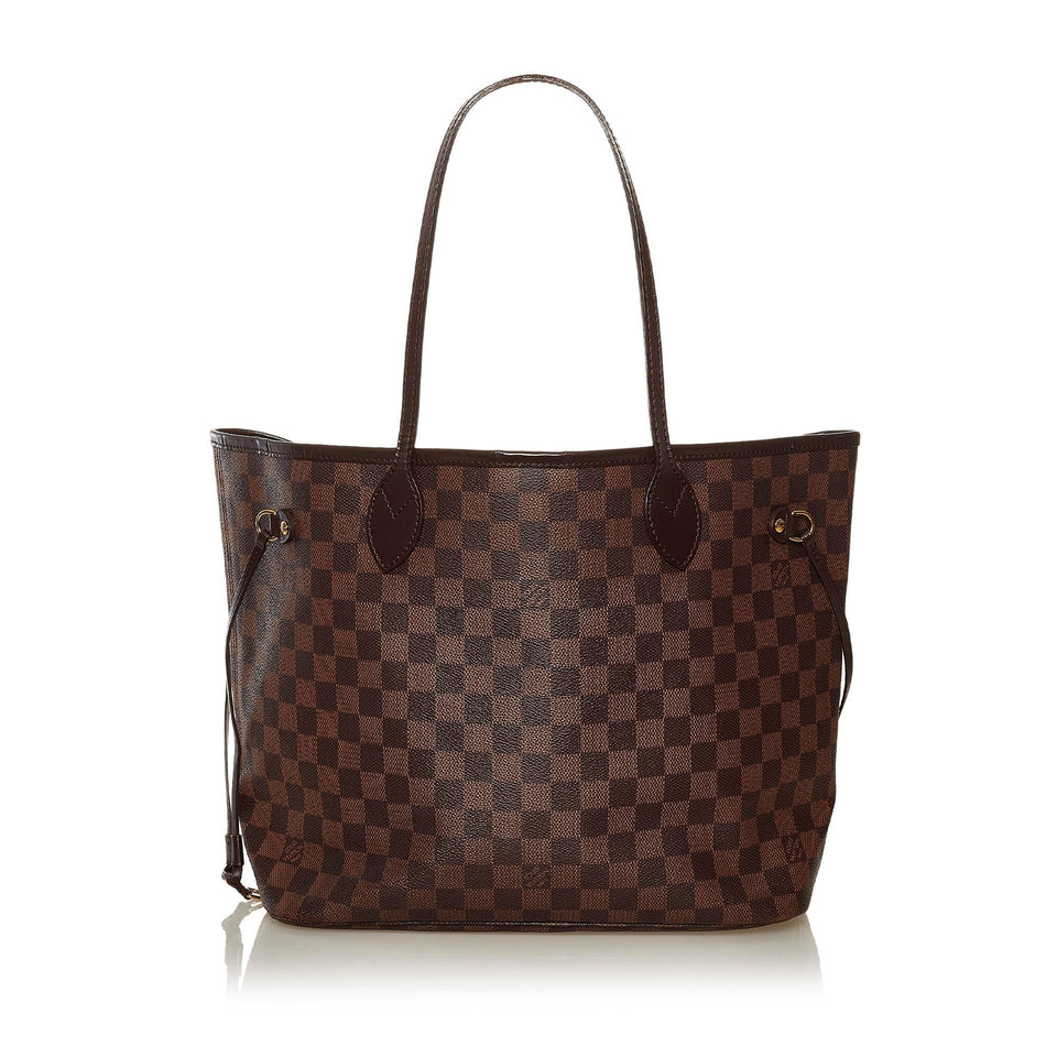 Louis Vuitton Damier Ebene Neverfull MM (SHG-34508)