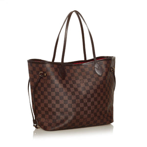 Louis Vuitton Damier Ebene Neverfull MM (SHG-34508)