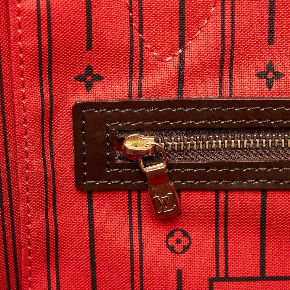 Louis Vuitton Damier Ebene Neverfull MM (SHG-35824)