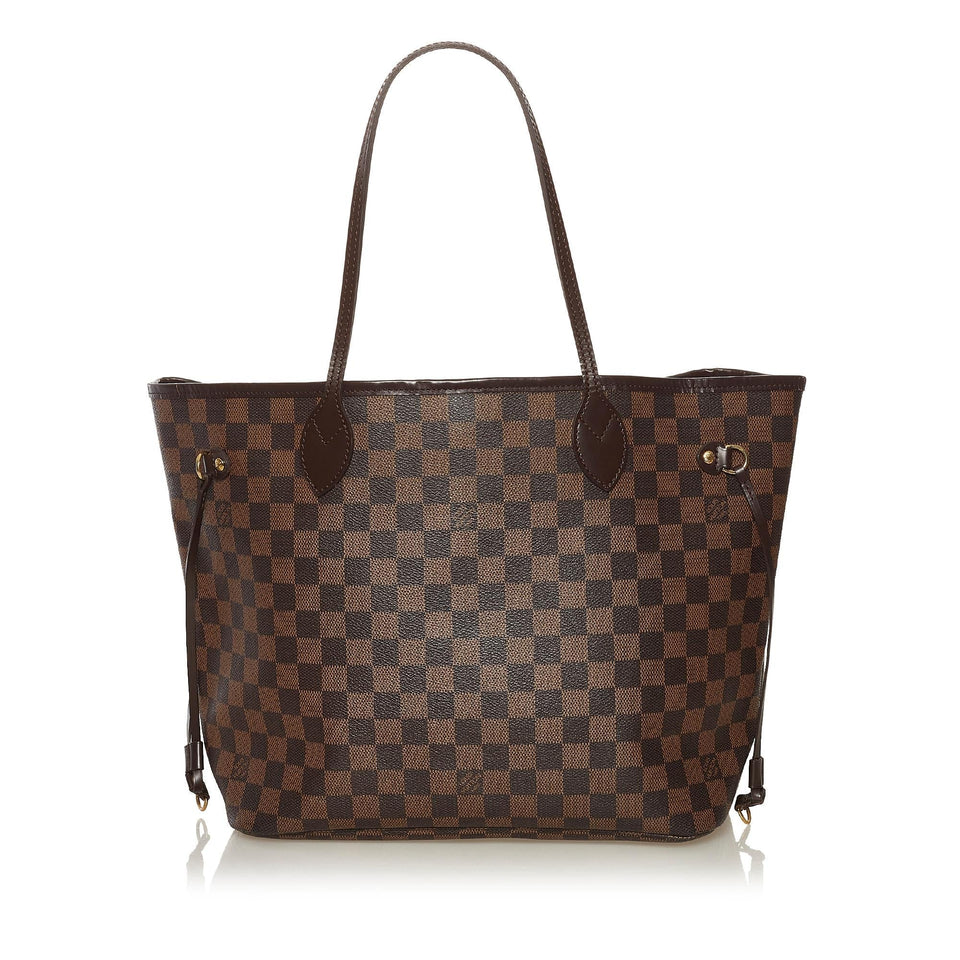 Louis Vuitton Damier Ebene Neverfull MM (SHG-35824)