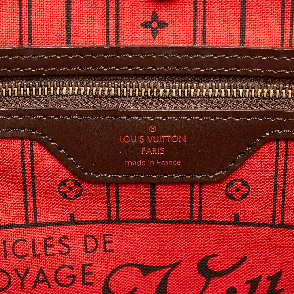 Louis Vuitton Damier Ebene Neverfull MM (SHG-35824)