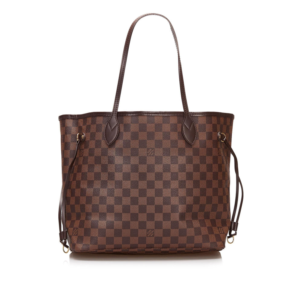 Louis Vuitton Damier Ebene Neverfull MM (SHG-37015)