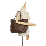 Louis Vuitton Damier Ebene Neverfull MM (SHG-37015)