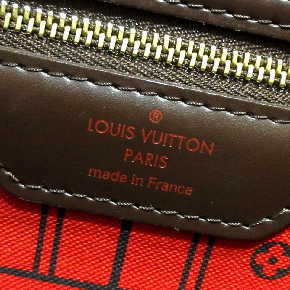 Louis Vuitton Damier Ebene Neverfull MM (SHG-whpvCS)