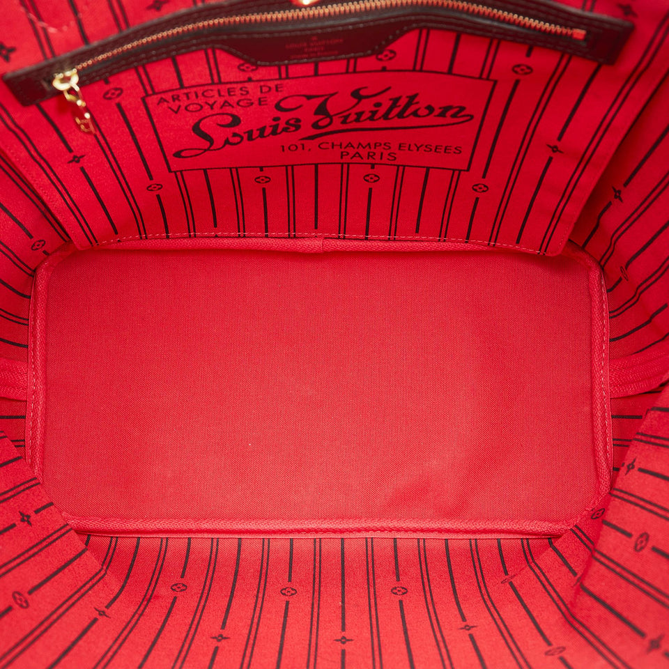 Louis Vuitton Damier Ebene Neverfull MM (SHG-O1toAD)