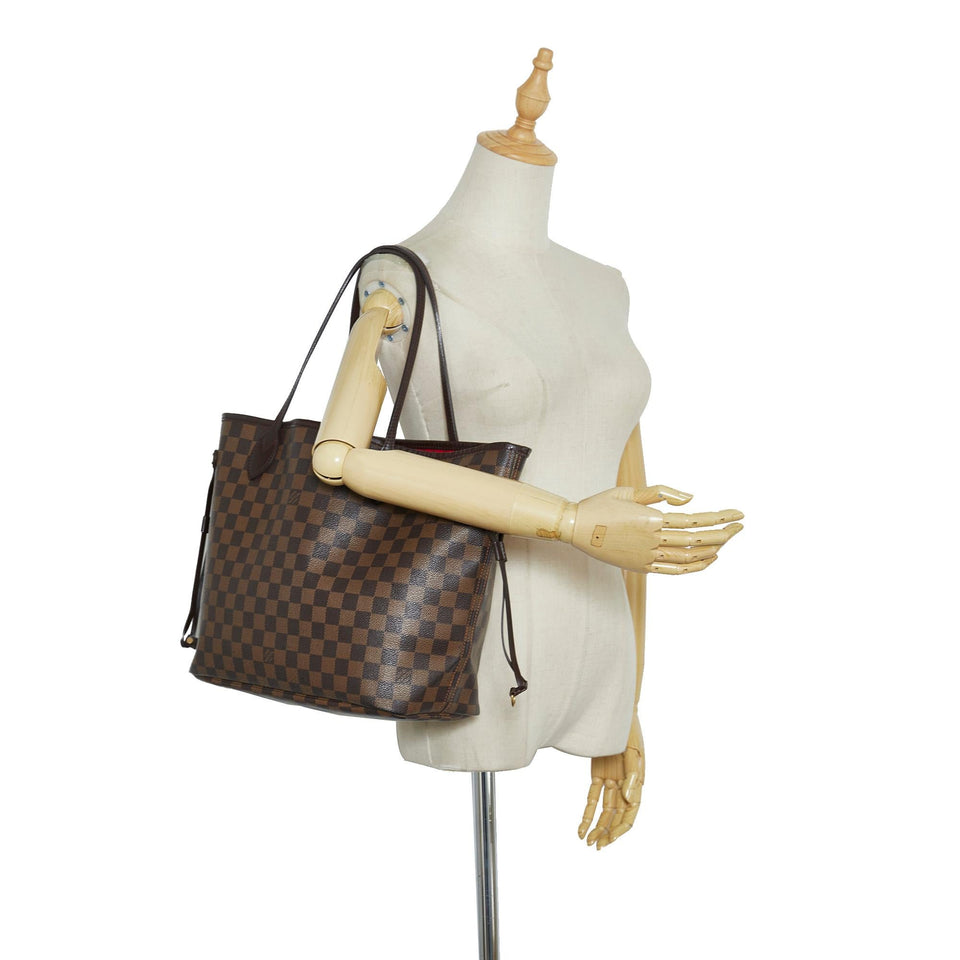 Louis Vuitton Damier Ebene Neverfull MM (SHG-cpqV2h)