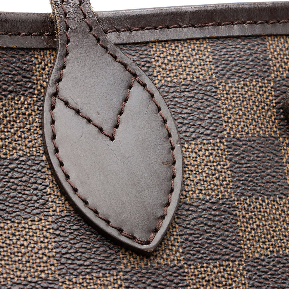 Louis Vuitton Damier Ebene Neverfull PM Tote (SHF-20385)