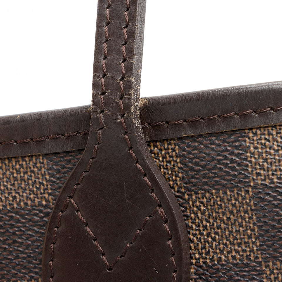 Louis Vuitton Damier Ebene Neverfull PM Tote (SHF-20385)