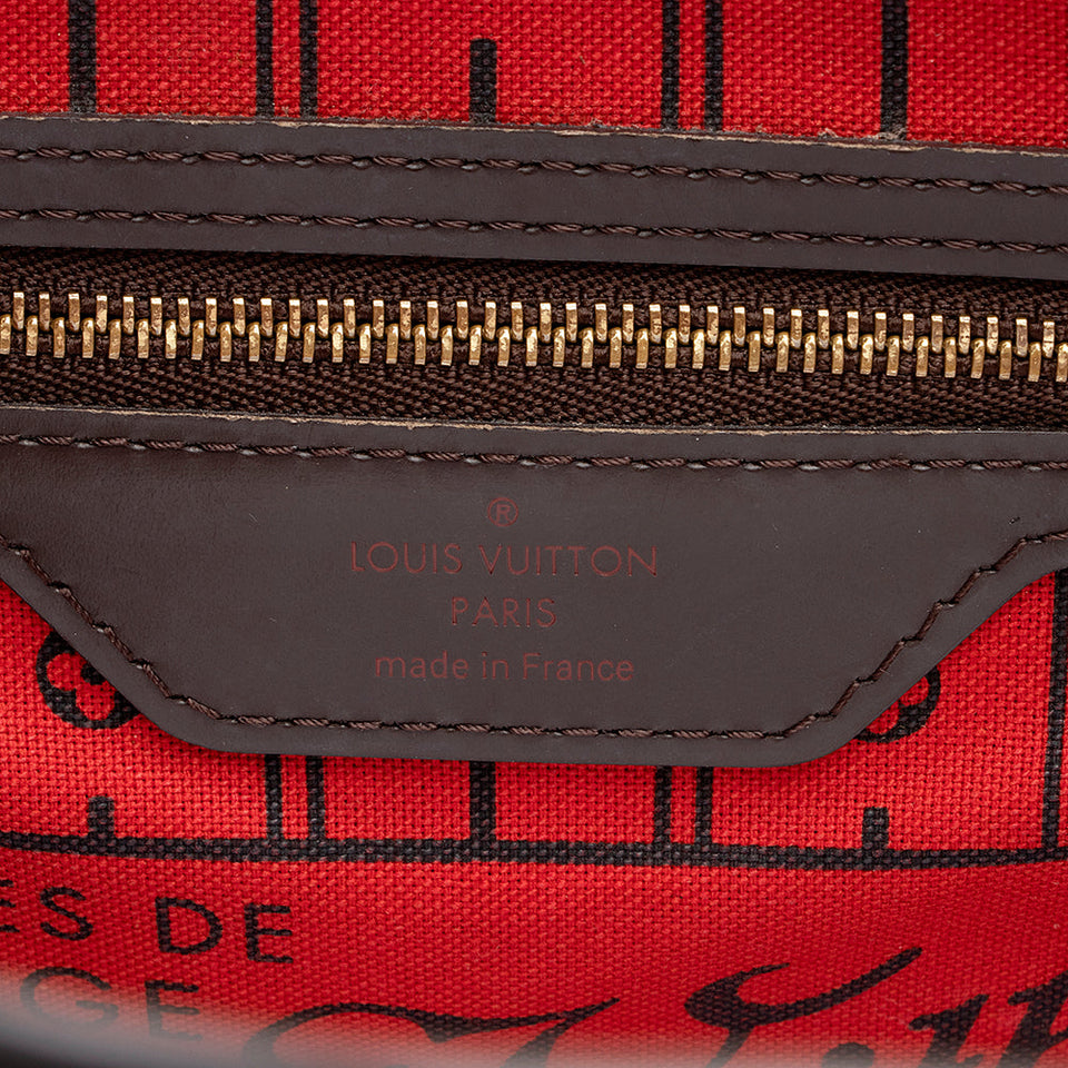 Louis Vuitton Damier Ebene Neverfull PM Tote (SHF-20385)