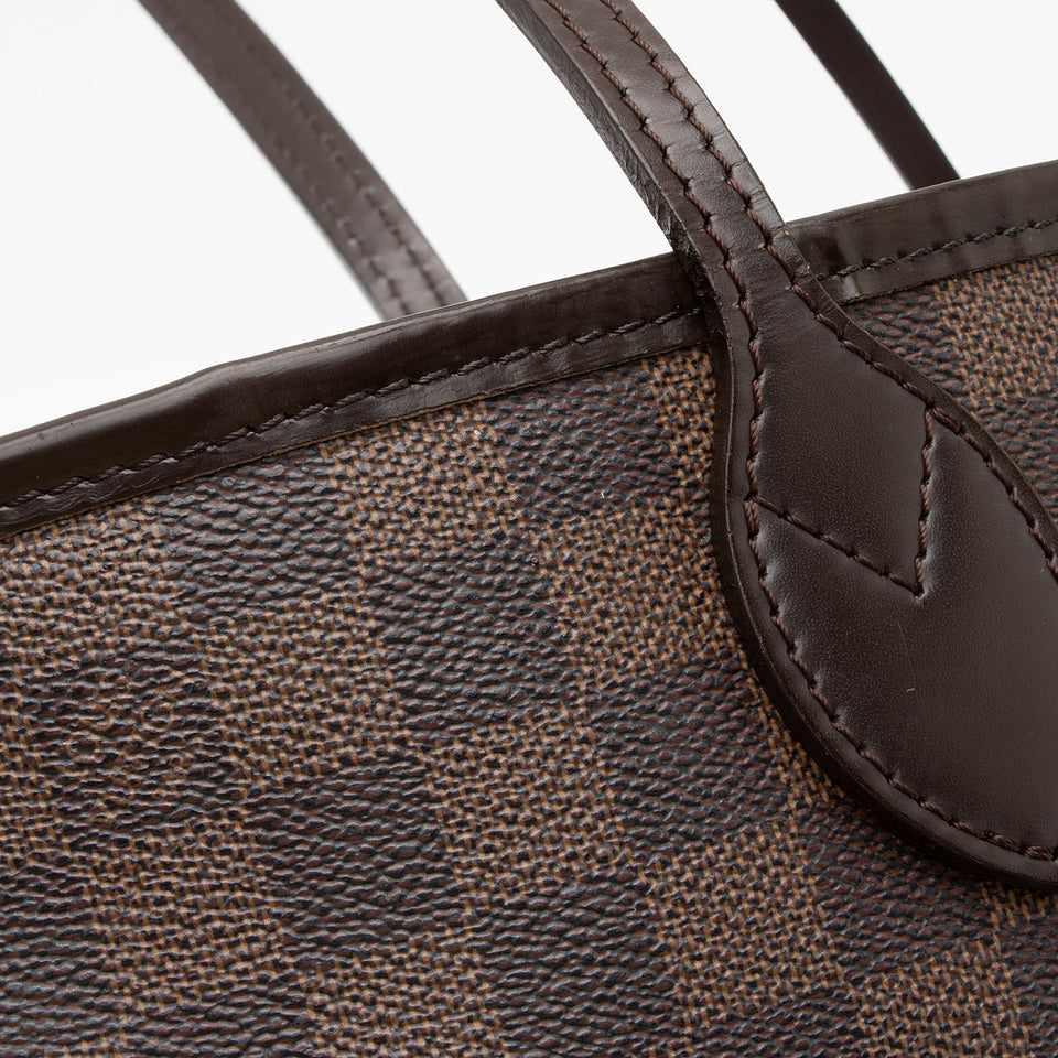 Louis Vuitton Damier Ebene Neverfull PM Tote (SHF-m0MSmL)