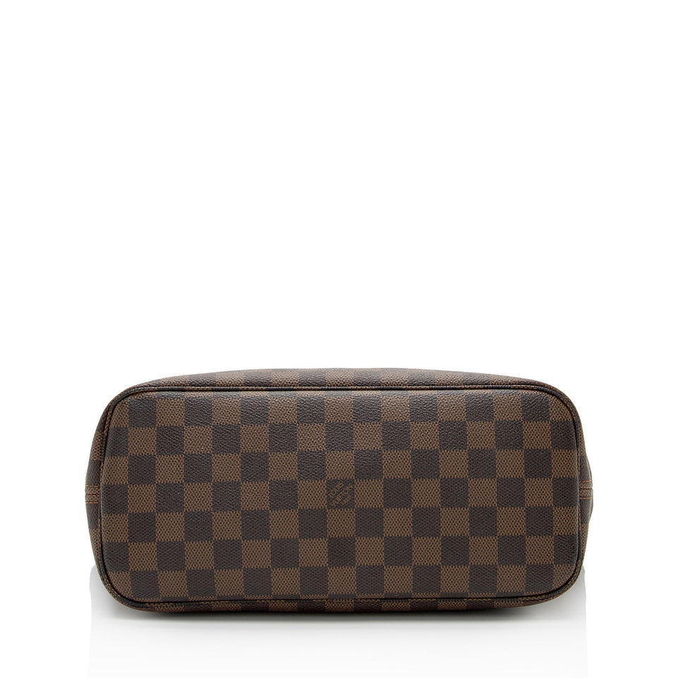 Louis Vuitton Damier Ebene Neverfull PM Tote (SHF-Q327eN)