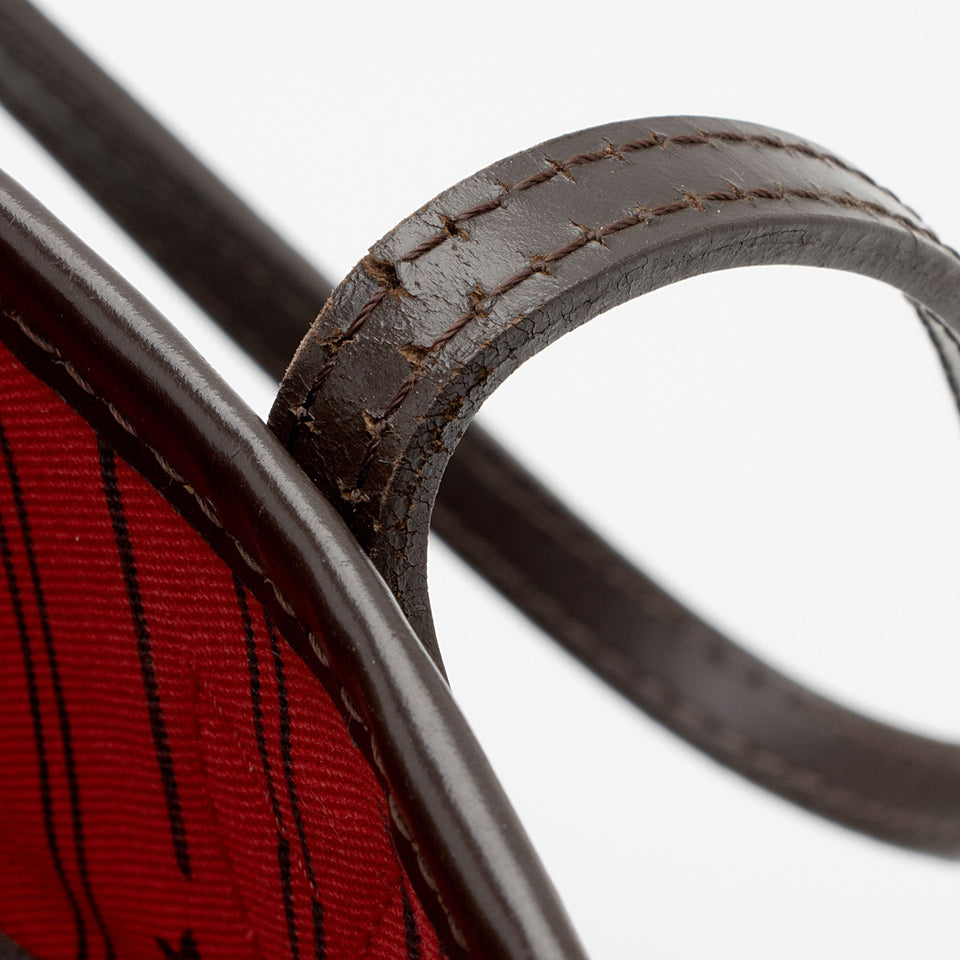 Louis Vuitton Damier Ebene Neverfull PM Tote (SHF-Q327eN)