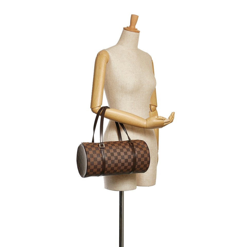Louis Vuitton Damier Ebene Papillon 30 (SHG-34620)