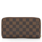 Louis Vuitton Damier Ebene Porte Monnaie Zippy Wallet (SHF-0LVXGb)
