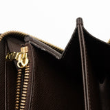 Louis Vuitton Damier Ebene Porte Monnaie Zippy Wallet (SHF-0LVXGb)