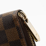 Louis Vuitton Damier Ebene Porte Monnaie Zippy Wallet (SHF-0LVXGb)