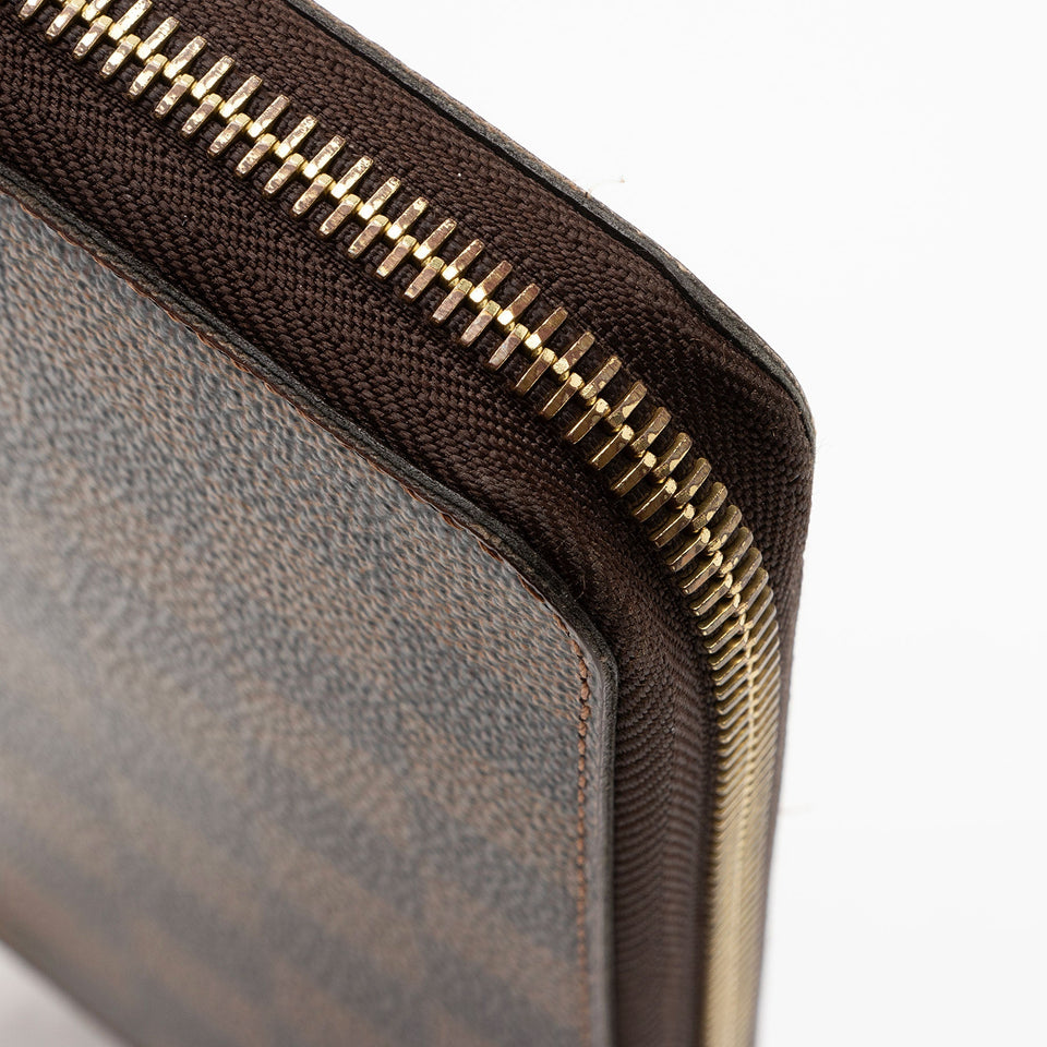 Louis Vuitton Damier Ebene Porte Monnaie Zippy Wallet (SHF-0LVXGb)