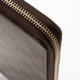Louis Vuitton Damier Ebene Porte Monnaie Zippy Wallet (SHF-0LVXGb)