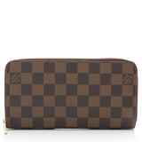 Louis Vuitton Damier Ebene Porte Monnaie Zippy Wallet (SHF-0LVXGb)