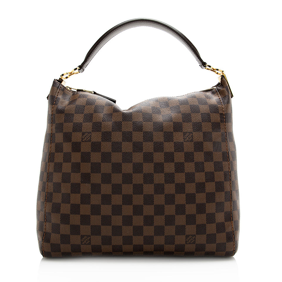 Louis Vuitton Damier Ebene Portobello PM Shoulder Bag (SHF-21549)
