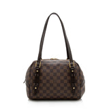 Louis Vuitton Damier Ebene Rivington PM Satchel (SHF-16336)
