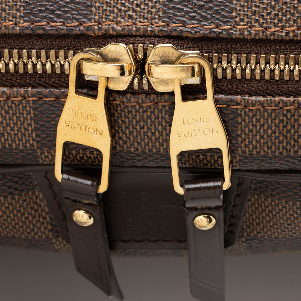 Louis Vuitton Damier Ebene Rivington PM Satchel (SHF-16336)