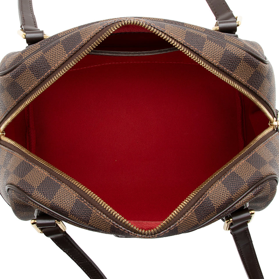 Louis Vuitton Damier Ebene Rivington PM Satchel (SHF-16336)