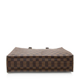 Louis Vuitton Damier Ebene Sac Plat Tote (SHF-20478)