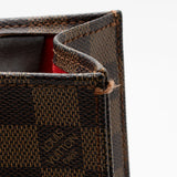 Louis Vuitton Damier Ebene Sac Plat Tote (SHF-20478)