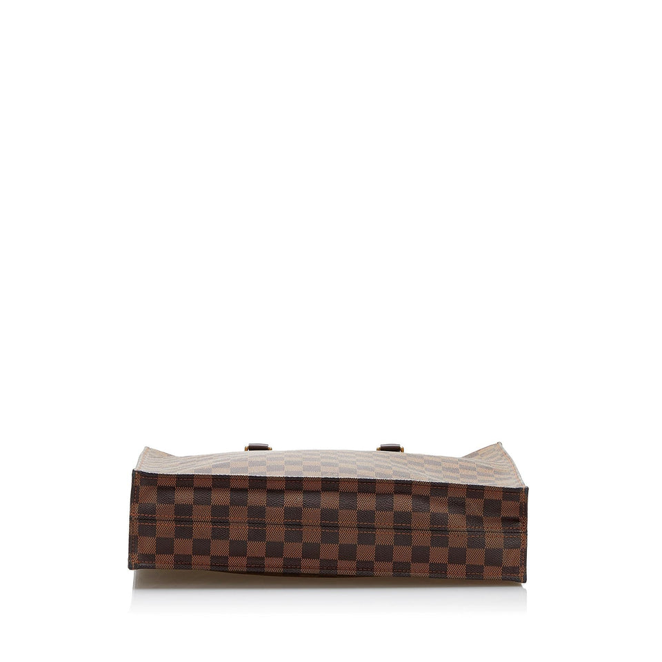 Louis Vuitton Damier Ebene Sac Plat (SHG-yOzQeM)