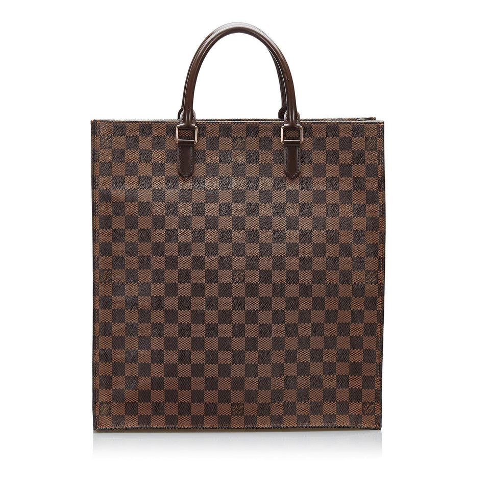 Louis Vuitton Damier Ebene Sac Plat (SHG-yOzQeM)