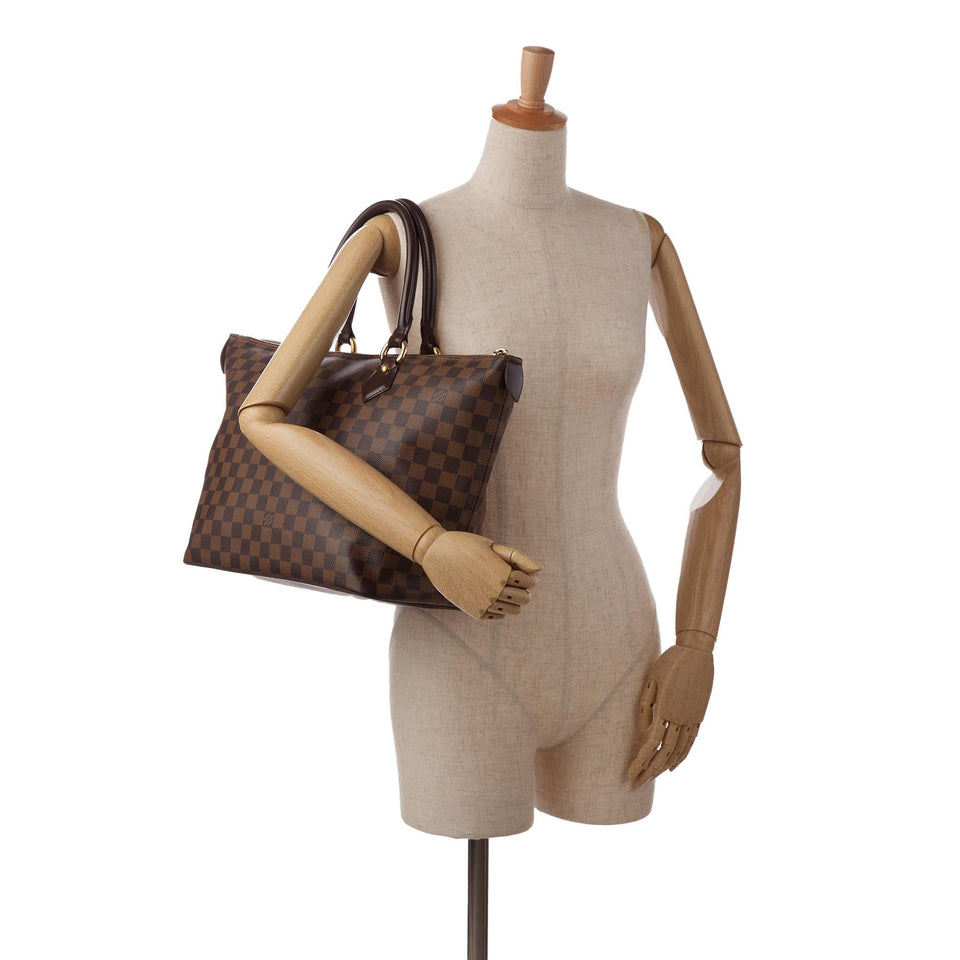 Louis Vuitton Damier Ebene Saleya MM (SHG-F1NtbM)