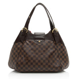 Louis Vuitton Damier Ebene Sistina GM Shoulder Bag (SHF-23441)