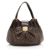 Louis Vuitton Damier Ebene Sistina GM Shoulder Bag (SHF-23441)