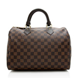 Louis Vuitton Damier Ebene Speedy 30 Satchel (SHF-20976)