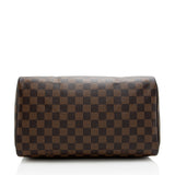 Louis Vuitton Damier Ebene Speedy 30 Satchel (SHF-20976)