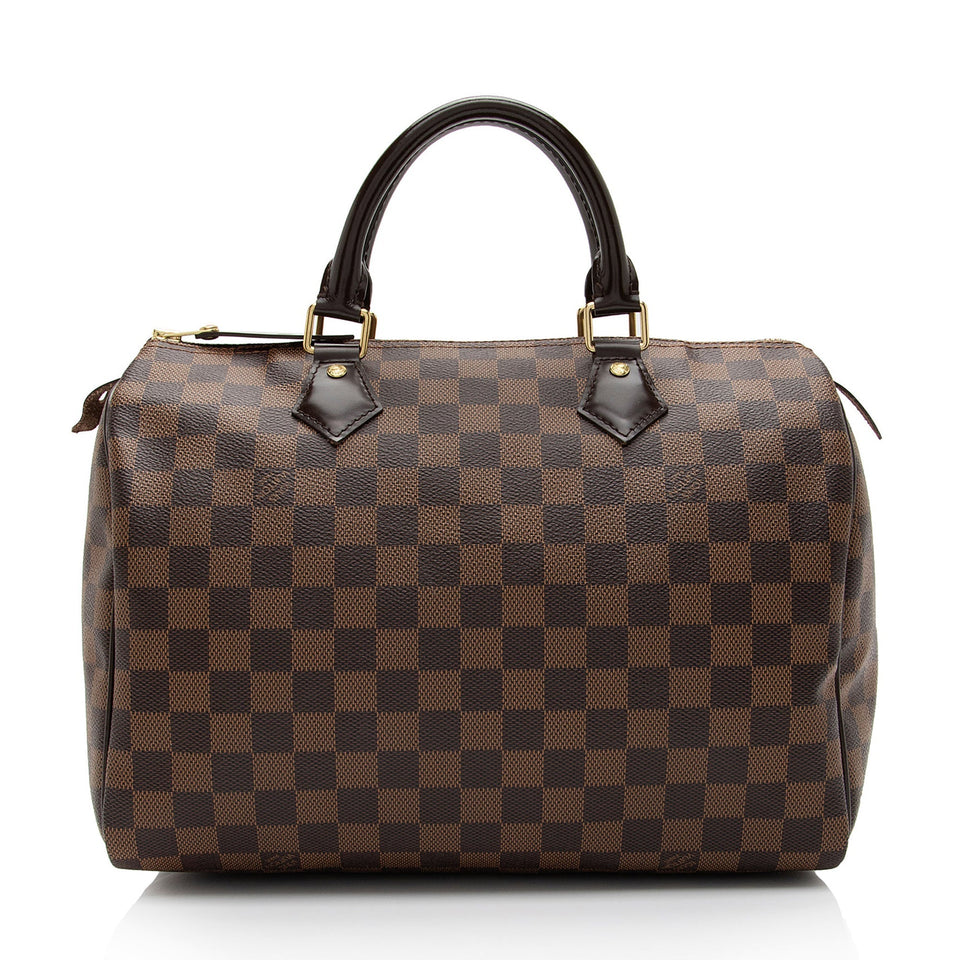 Louis Vuitton Damier Ebene Speedy 30 Satchel (SHF-oAFle2)